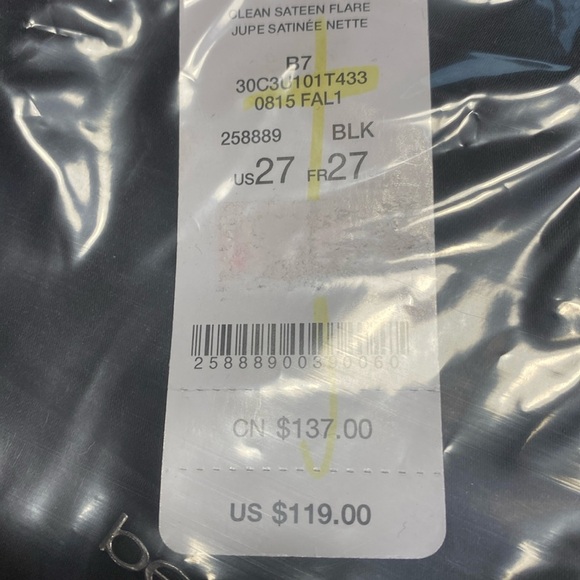 Bebe "NEW" Black Retro Y2K High Rise Wide Flare Leg Streetwear Pants Size 27 - Picture 6 of 7